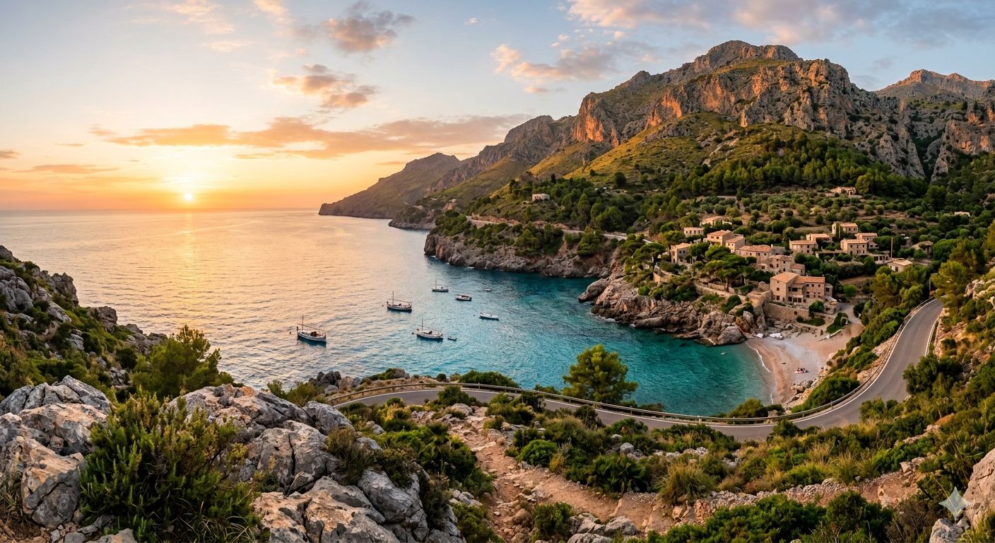 Küste und Altstadt von Palma de Mallorca